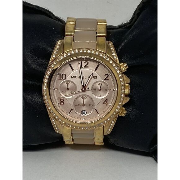 Michael Kors Parker MK6326 Women Stainless Steel Analog Dial Quartz Watch UC630 - Picture 1 of 11
